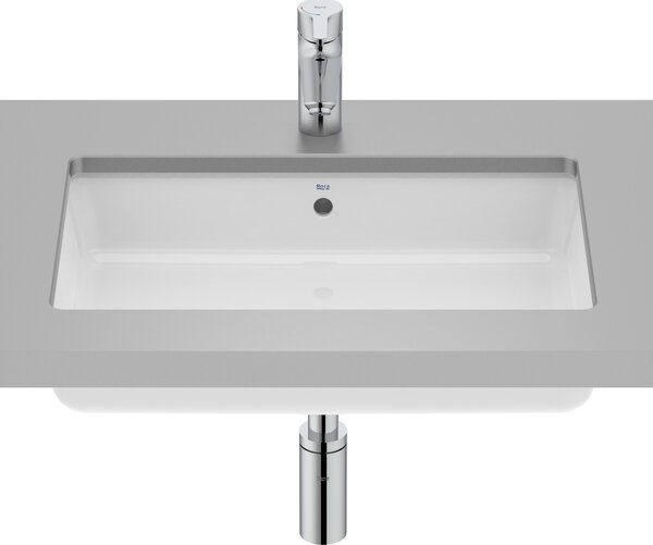 Roca Gap lavoar 55x35 cm dreptunghiular sub blat alb luciu A3270YFS00