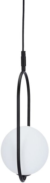 Candellux Cordel lampă suspendată 1x28 W alb-negru 31-10148