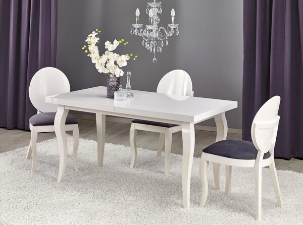 Masa extensibila MOZART, alb, 160/240x90x75 cm