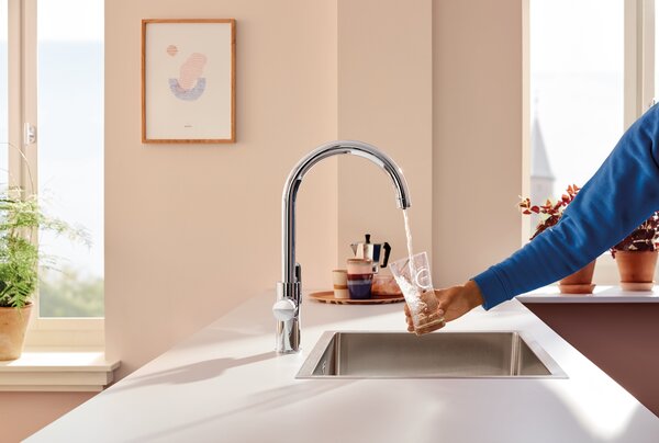 Grohe Blue set starter cu baterie bucătărie pe picior crom 30593000