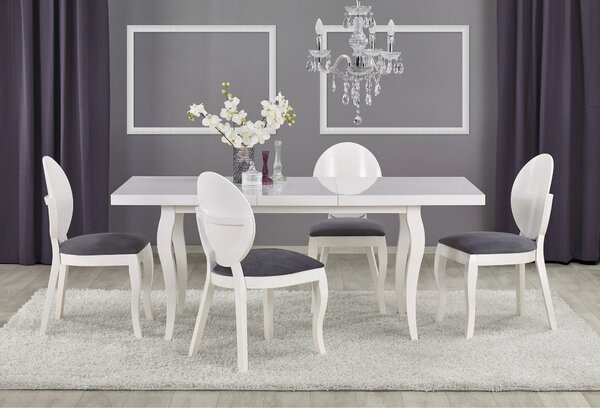 Masa extensibila MOZART, alb, 160/240x90x75 cm