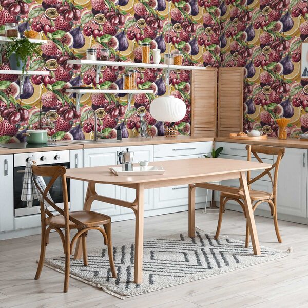 Tapet Fructe tropicale suculente, Tapet Mâncare și băuturi, a00416 : Uwalls.ro