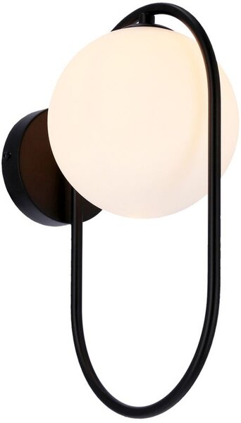 Candellux Cordel lampă de perete 1x28 W alb-negru 21-10179