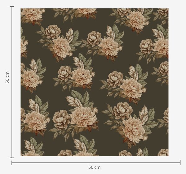 Tapet Trandafiri retro, Tapet flori, a00419 : Uwalls.ro