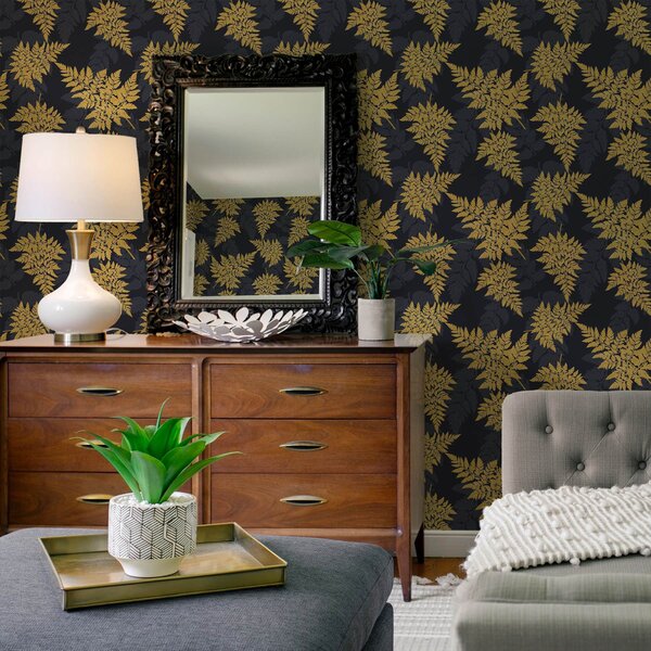 Tapet Frunze tropicale, Tapet flori, a00418 : Uwalls.ro