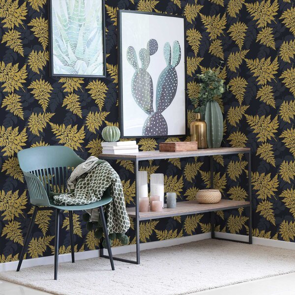Tapet Frunze tropicale, Tapet flori, a00418 : Uwalls.ro