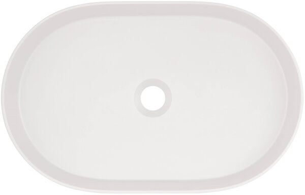 Deante Silia lavoar 55x35 cm ovale de blat alb mat CQS_AU6S