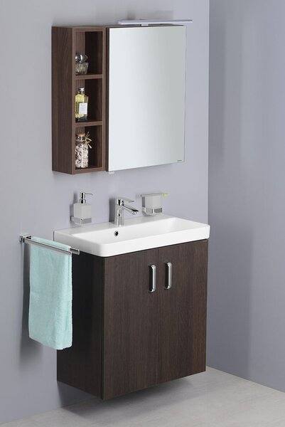 Sapho Thalie lavoar 70x37 cm dreptunghiular clasică-mobilier-încastrat alb luciu TH11070