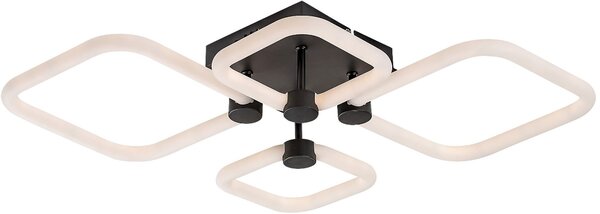 Rabalux Sotiris lampă de tavan 4x47 W alb-negru 71006