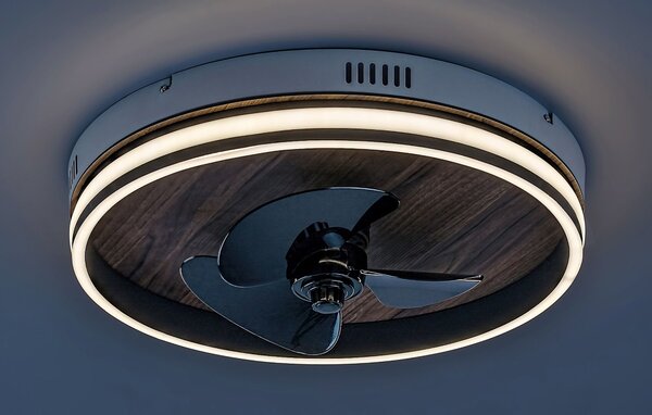 Rabalux Faustine lampă de tavan 1x30 W alb-negru-lemn 71016
