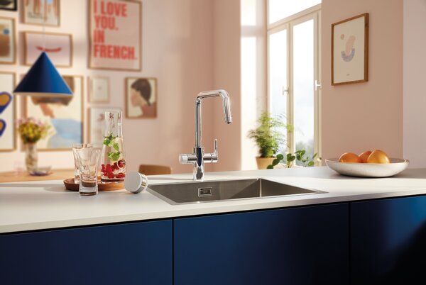 Grohe Blue set starter cu baterie bucătărie pe picior crom 30596000