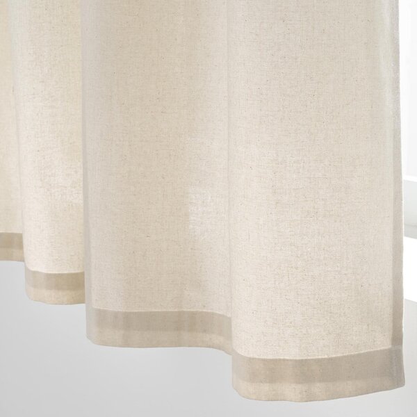 Draperie în culoare naturală 140x180 cm Atlas – douceur d'intérieur