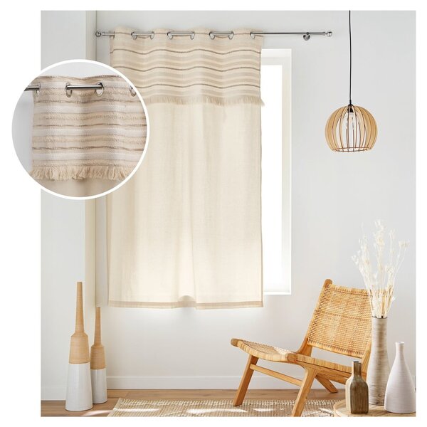Draperie în culoare naturală 140x180 cm Atlas – douceur d'intérieur