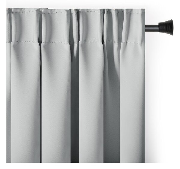 Draperie gri deschis dimout (semi-opacă) 140x270 cm Kierra – Restilo