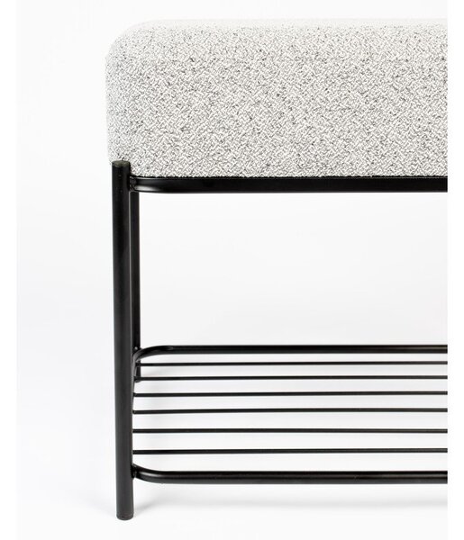 Taburet gri deschis Milou – White Label