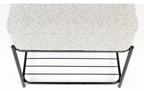 Taburet gri deschis Milou – White Label
