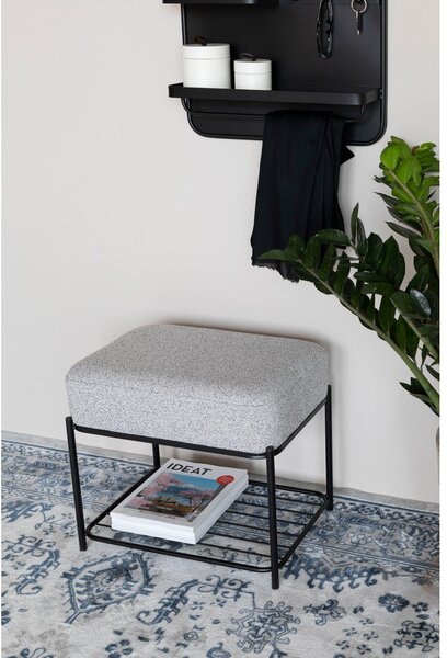 Taburet gri deschis Milou – White Label