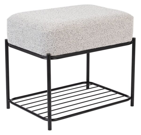 Taburet gri deschis Milou – White Label