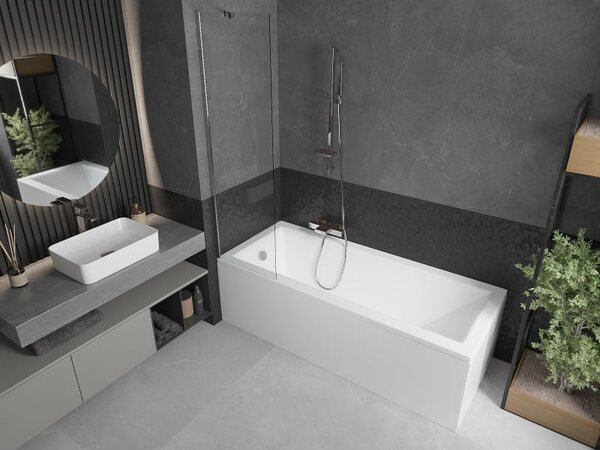 Mexen Next paravan cadă 1-aripă 50 x 150 cm, Transparent, Crom - 895-050-000-00-00-01