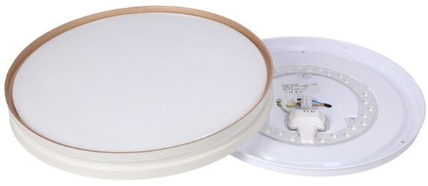 Candellux Montana plafon 1x24 W alb-auriu 14-11312
