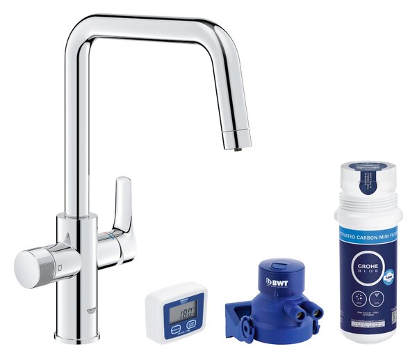Grohe Blue set starter cu baterie bucătărie pe picior crom 30596000