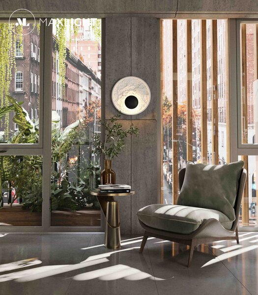 MaxLight Oyaka lampă de perete 1x5 W alb-negru W0325