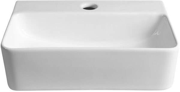 Sapho Small lavoar 36x25 cm dreptunghiular clasică alb luciu AR362