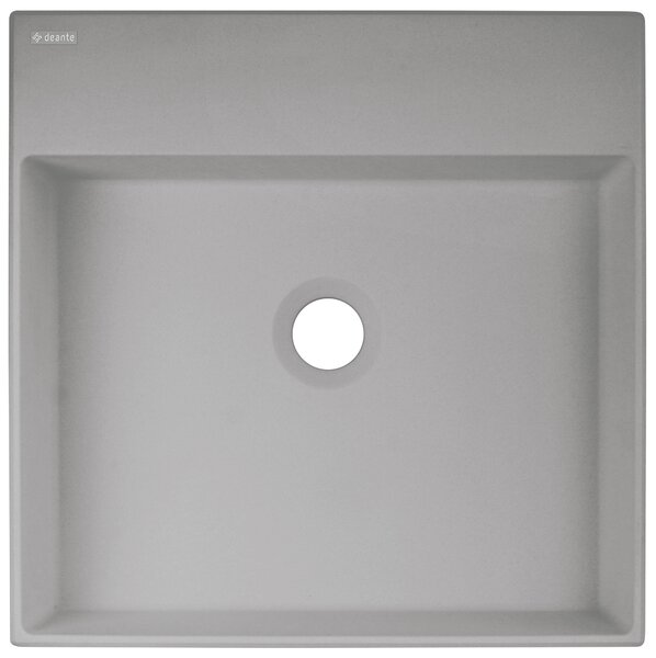 Deante Correo lavoar 40x40 cm pătrat de blat gri/piatră mat CQR_SU4S