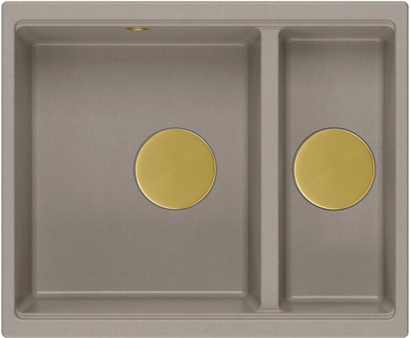 Quadron Logan chiuveta graniteq 55x46 cm bej HCQL5646U4-G1_U