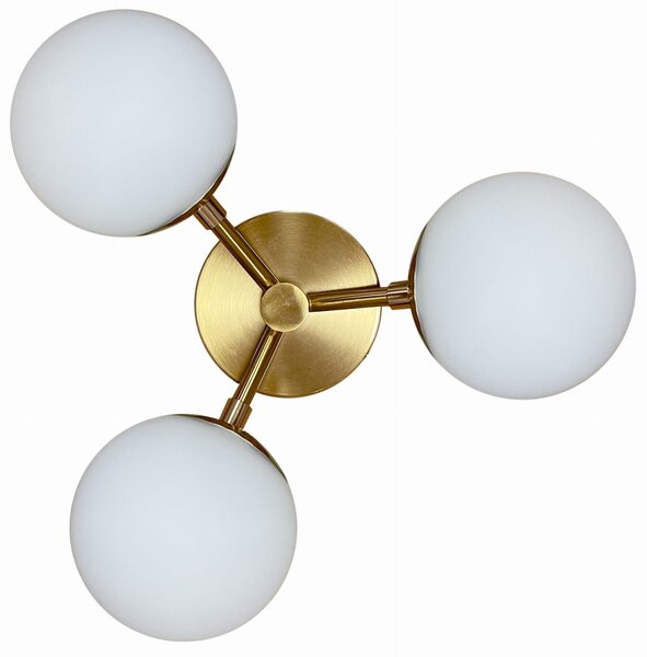 Light Prestige Dorado lampă de tavan 3x40 W alb-auriu LP-002/3C