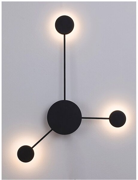 Rabalux Amadeo lampă de perete 3x W negru 6259