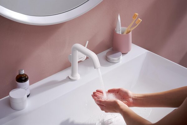 Hansgrohe Tecturis S baterie lavoar stativ alb 73323700