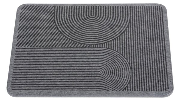 Scurgător de vase gri din diatomit 40x30 cm Damon – Wenko