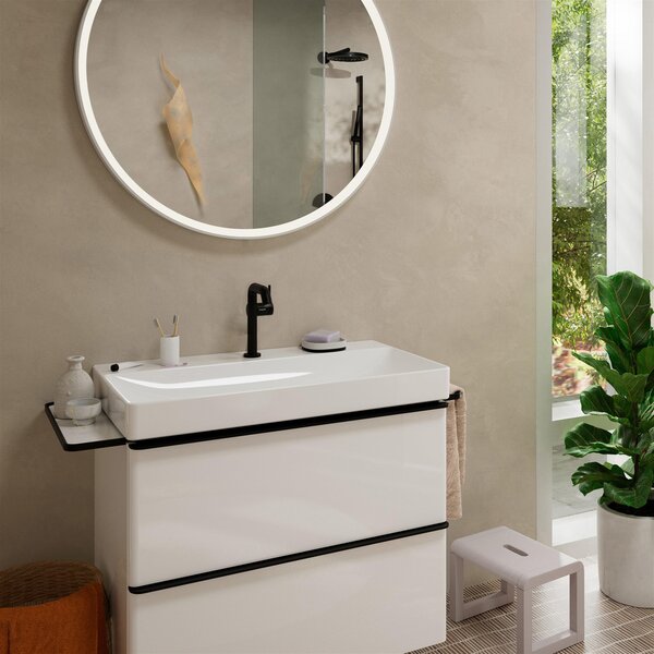 Hansgrohe Tecturis S baterie lavoar stativ negru 73340670