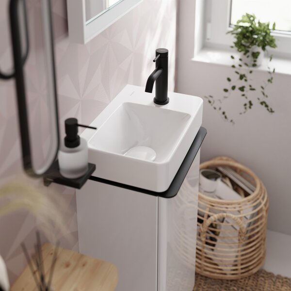 Hansgrohe Tecturis S baterie lavoar stativ negru 73301670