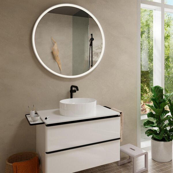 Hansgrohe Tecturis S baterie lavoar stativ negru 73372670
