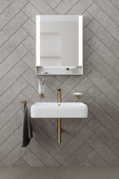 Duravit Wave baterie lavoar stativ alamă/bronz antic WA1020002004