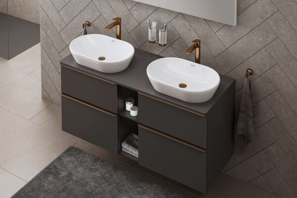 Duravit Wave baterie lavoar stativ alamă/bronz antic WA1040002004
