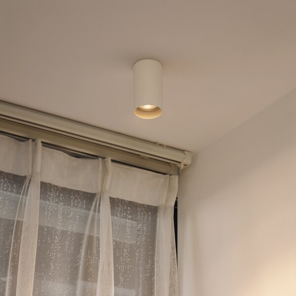 Set de 4 spoturi moderne bej montate la suprafață GU10 50mm Rotund - Tuba