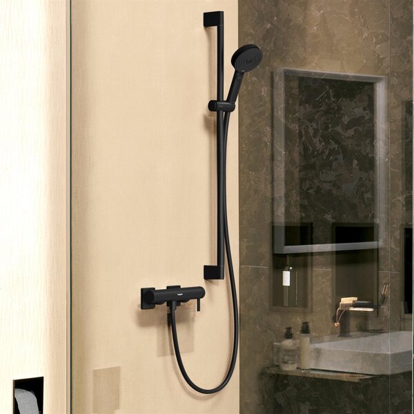 Hansgrohe Tecturis E baterie de duș perete negru 73620670
