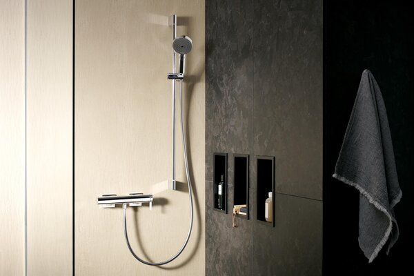 Hansgrohe Tecturis E baterie de duș perete crom 73620000