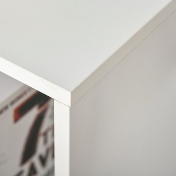 HOMCOM Mobile Libreria a 6 Cubi Moderno a Parete in Legno Bianco | Aosom Romania