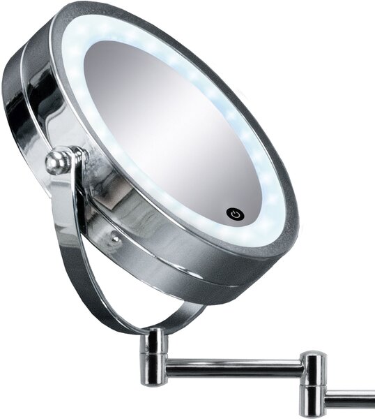 Kleine Wolke LED Mirror oglindă cosmetică 22x29 cm rotunde cu iluminare crom 8487124886