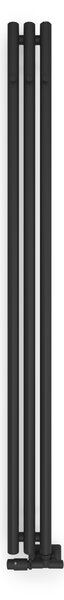 Oltens Stang calorifer de baie decorativ 180x15 cm negru mat 55011300