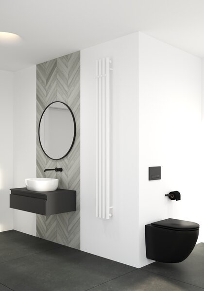 Oltens Stang calorifer de baie decorativ 180x20.5 cm alb 55012000