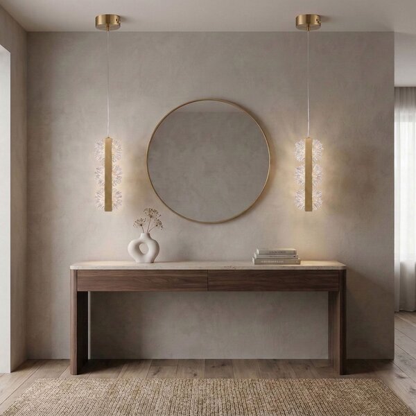 Lampă suspendată LED G150-3CP Gold Brush