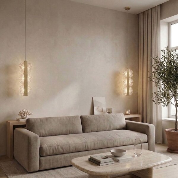 Lampă suspendată LED G150-3CP Gold Brush