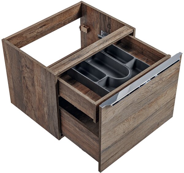 Comad Sante Fe Oak dulap 80x45.6x46 cm sub chiuveta pe perete stejar SANTA FE OAK 82-80-A-2S