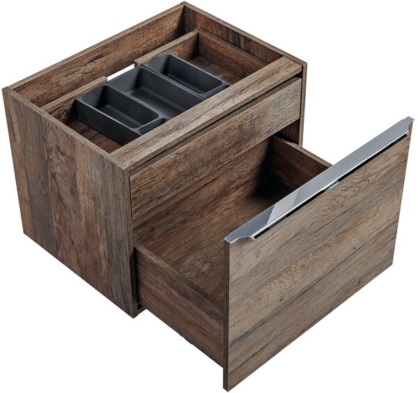 Comad Sante Fe Oak dulap 80x45.6x46 cm sub chiuveta pe perete stejar SANTA FE OAK 82-80-A-2S