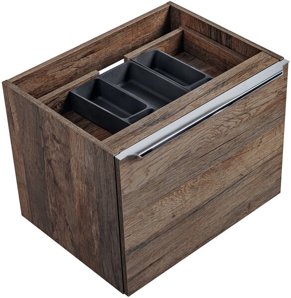 Comad Sante Fe Oak dulap 80x45.6x46 cm sub chiuveta pe perete stejar SANTA FE OAK 82-80-A-2S